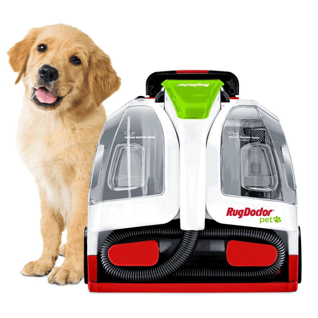 Exact current US Rug Doctor Pet Portable93390 household corded spot extractor; manufacturer-linked manual cover explicitly93390 revisionA7/24. manufacturer product image