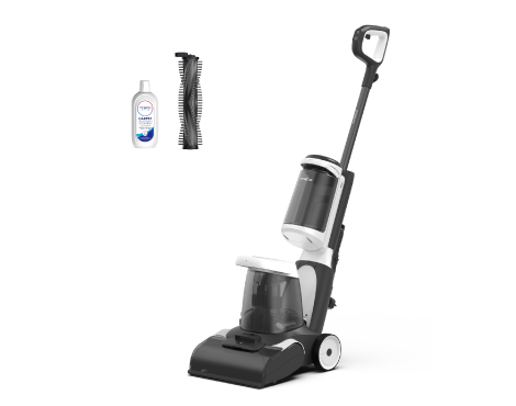 Tineco iCARPET Complete manufacturer product image with extra roller and solution bottle